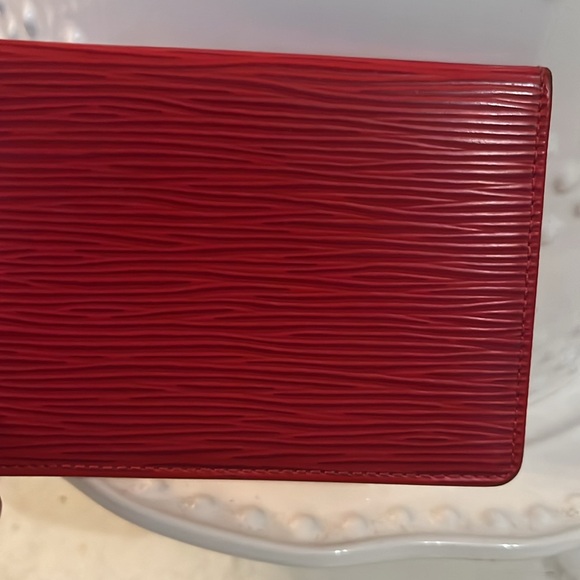Louis Vuitton Red Epi Card Holder - Picture 4 of 5
